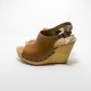Sam Edelman Tan Wedges